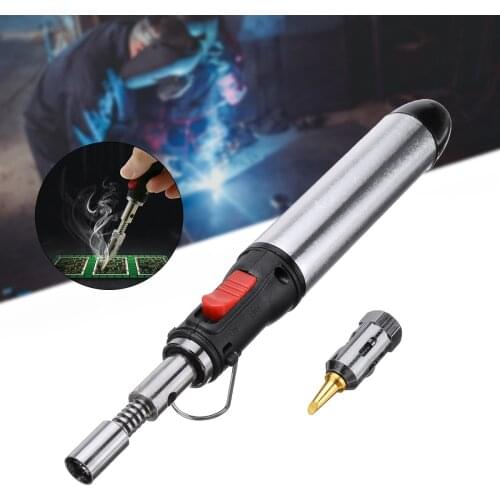 1300 Celsius Butane Gas Welding Soldering Irons Welding Pen Burner Blow Gas Solder Iron Cordless Butane Tip Gas Gun Tool
