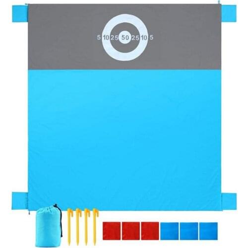 2x2.1m Waterproof Beach Mat Blanket Camping Game Mat Pocket Portable Lightweight Mat Outdoor Picnic Mat Sand Beach Game Mat