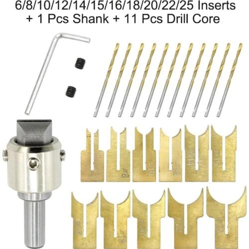 6mm-25mm Beads Drill Bit Carbide Ball Blade Woodworking Milling Cutter Molding Tool Beads Router Bit Drills Bit Set