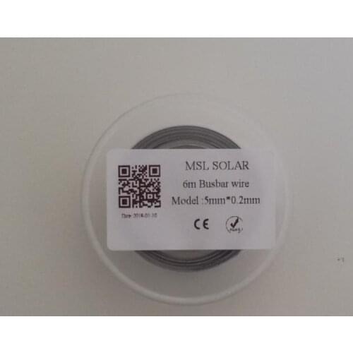ALLMEJORES Solar Cell Solder wire 5mm*0.2mm Busbar wire for solar panel DIY .Welding Confluence copper strip 6meters/Lot