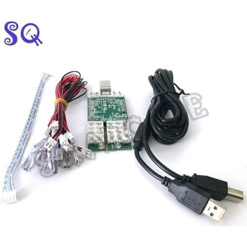 Free shipping PS4 / PS3 /PC 3 in 1 Arcade controller USB to joystick button Encoder keyboard with cable wires
