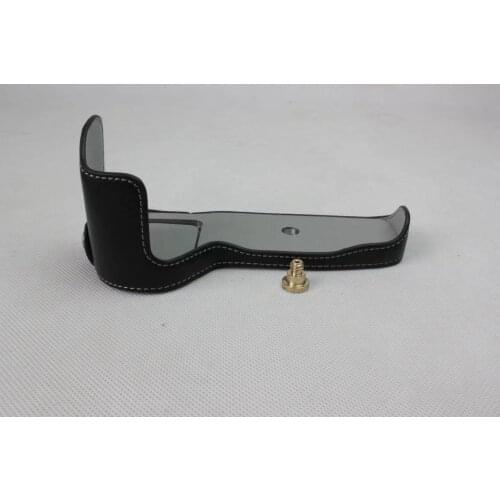 Genuine Real Leather Camera Bottom Case Cover Half Body Set Bag For Canon EOS 6DII 6D II 6D Mark2 MarkII Camera