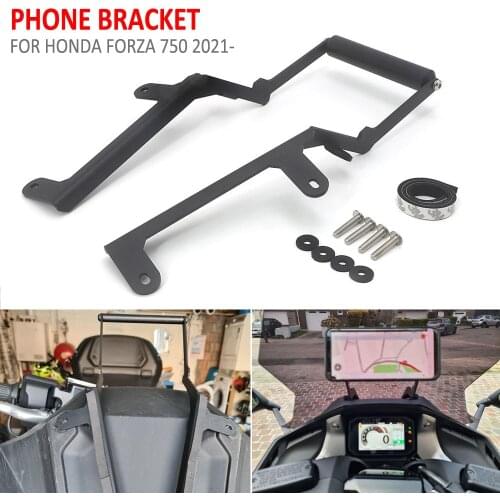 12mm / 22mm Motorcycle Mobile Phone GPS Mount Wireless Charging Stand Navigation Bracket Board FOR HONDA FORZA750 FORZA 750 2021