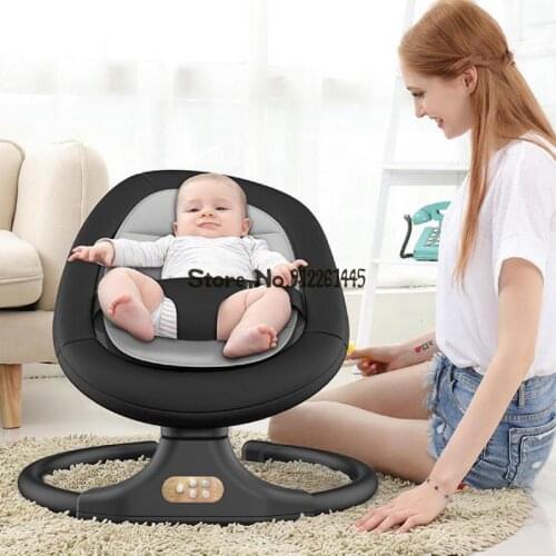 Baby electric rocking chair to coax baby artifact Newborn baby to coax sleeping cradle bed with baby sleeping comfort chair recl