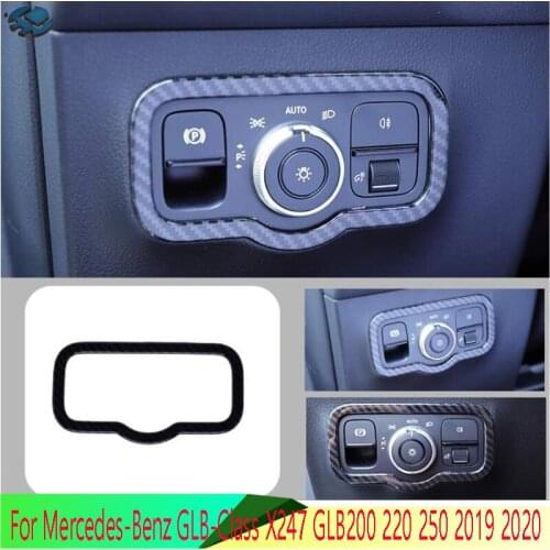 For Mercedes-Benz GLB-Class X247 GLB200 220 250 2019 2020 Head Light Switch Button Control Panel Cover Trim Bezel