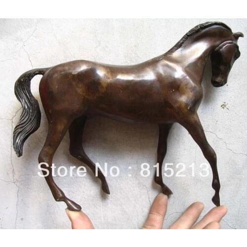 Collectibles Elegant bronze horse statue