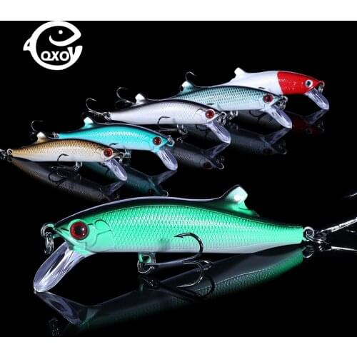 QXO Crankbaits Metal Squid Fishing Lures Swimbait Minnow Artificial Bait All Good For Fishing Shad Pencil Painting Swing Impact