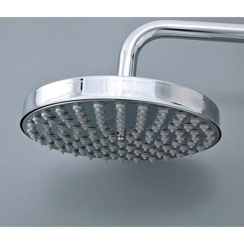 Bathroom Accessory 8 Inch Polished Chrome Water Saving Round Top Rain Shower Head Bathroom Fitting ash232