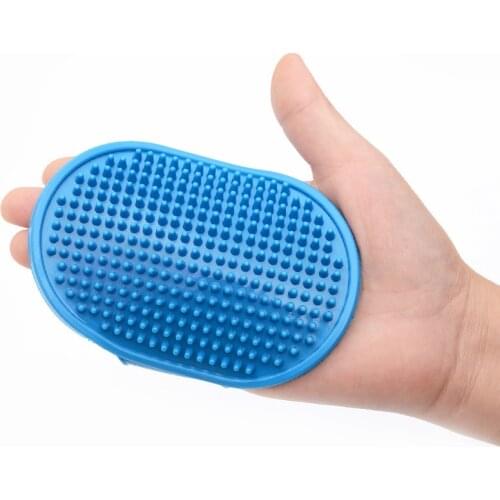 New Round Pet Bath Brush Massage Brush Adjustable Dog Cleaning Gloves Pet Supplies Pet Dog Washing Gloves Pet Products Glove