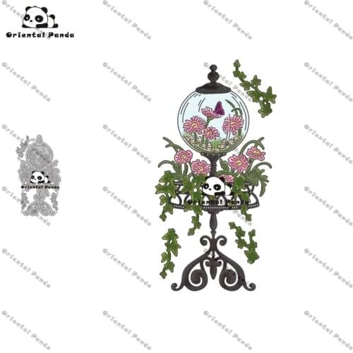 New Dies 2020 Vintage flower stand Metal Cutting Dies diy Dies photo album cutting dies Scrapbooking Stencil Die Cut Card Making