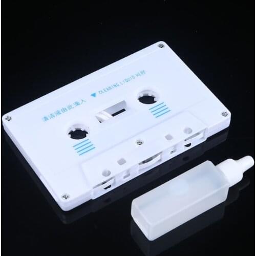NEW Wet Type Cassette Tape Head Cleaner + Demagnetizer for -Audio deck players