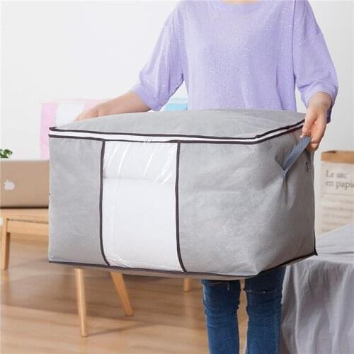 Clothes Quilt Storage Bag Blanket Closet Sweater Organizer Box Sorting Pouches Cabinet Container Travel Home Dropshipping 2021