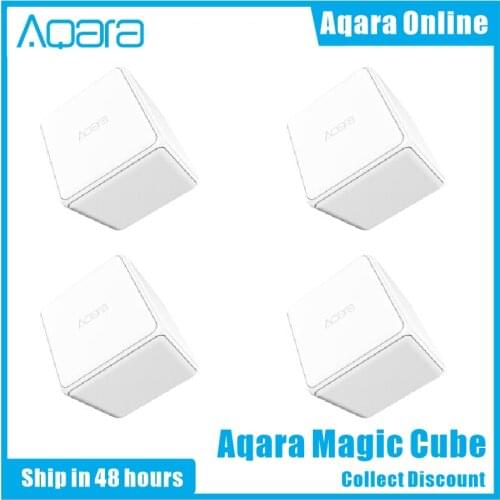 Original Aqara Magic Cube Controller Zigbee Version Controlled by Six Actions For Xiaomi Home Device Work With Smart Home App