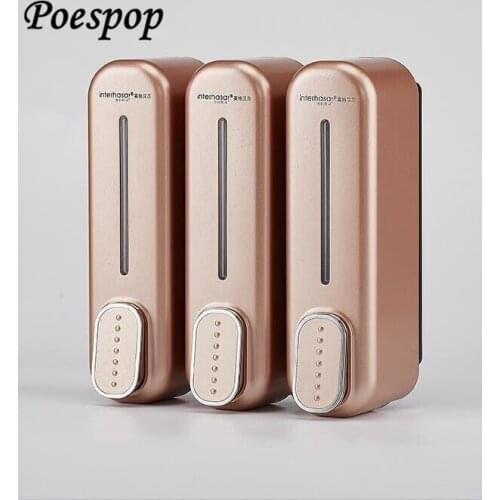 POSEPOP Bathroom Soap Dispenser Shower Liquid Shampoo 1050ml Wall Mounted Bathroom Shower Soap Dispenser, hotel products