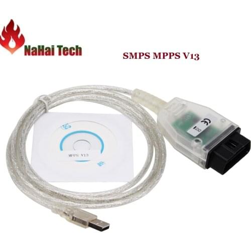 For S-MPS MPPS V13.02 V13 K CAN Flasher Chip Tuning ECU Programmer Remap OBD2 OBDII Diagnostic USB Interface - K+CAN