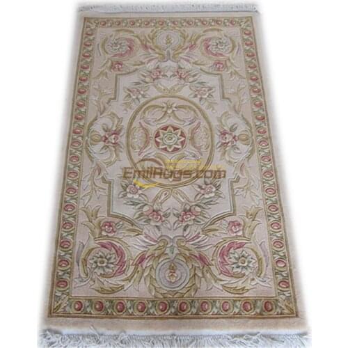 Wool carpet french area rug french machine made Plush savoneryMade carpet for bathroomcarpet livingroom carpet3d carpet