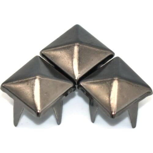 Spike Pyramid Claw Studs Rivets Cone Decorative Prong Shoes Purse Belt Leather Craft Accessory 50 PCS 10 mm