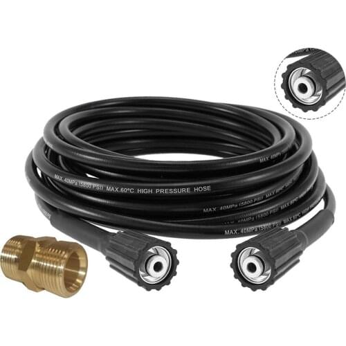 Pressure Washer Replacement Extension Hose 50FT 5800PSI with Adapter High Power for Karcher Pressure Cleaner