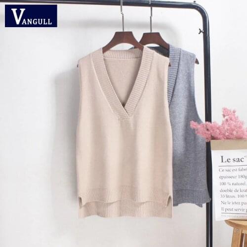 Женские пуловеры с V-образным вырезом Vangull China At AliExpress