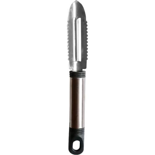 1PC Best Promotion Stainless Steel Antislip Fruit Vegetable Potato Peeler Knife Slicer Peel Blade Tool For Kitchen Hot Sale