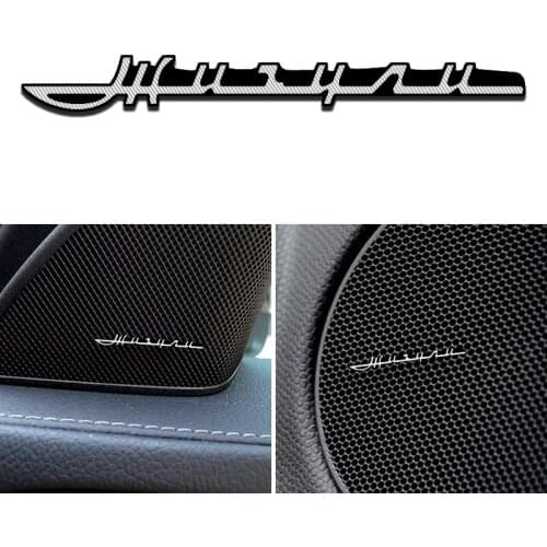 4pcs car audio decorate 3D Aluminum Badge Emblem Sticker For lada VESTA kalina priora granta largus vaz Car-Styling