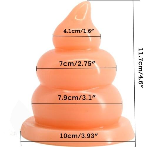 Anal plug big beads huge anal dildo Fun Shit Gag sucker butt plug Erotic Toys Sex Products anal massage masturbate