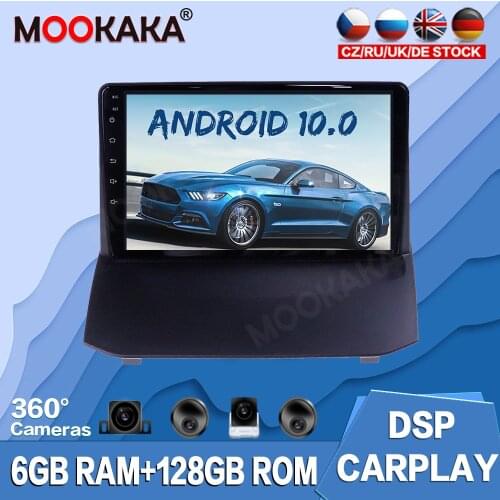 For Ford Fiesta 2008-2016 Android 10.0 128G Car Multimedia Player Radio GPS Navigation Auto Stereo Recorder Head Unit Audio
