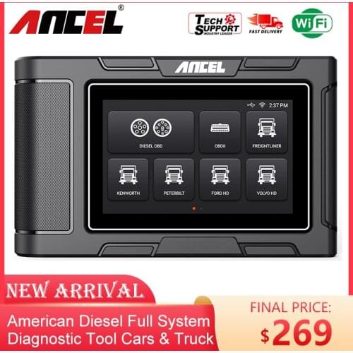 ANCEL HD3100 Heavy Duty Truck Scanner OBD2 12V Car Diagnostic Tool 24V Full System Engine ABS SRS EPB SAS OBD 2 Auto Code Reader