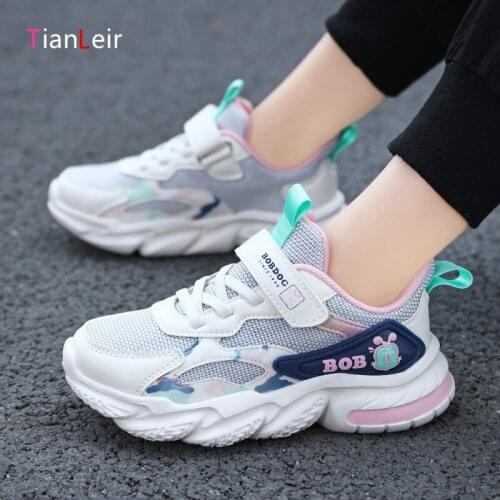 2021 Autumn Running Sneakers Kids Shoes Girls Fashion Sports Shoes For Girls Boys Breathable Mesh Children Boys Shoes Enfant