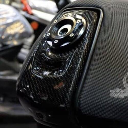 Fuel tank cover for BWS125 BWS`x carbon fiber cover lid of fuel tank racing tuning parts bws 125