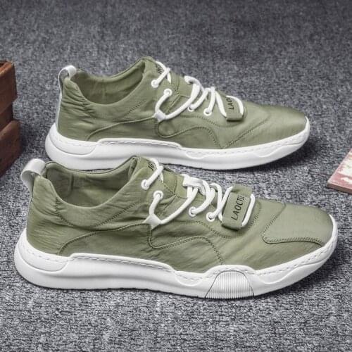 Mens Shoes 2021 Summer Breathable New Trend Wild Ice Silk Canvas Shoes Casual Sports Old Beijing Cloth Shoes Men