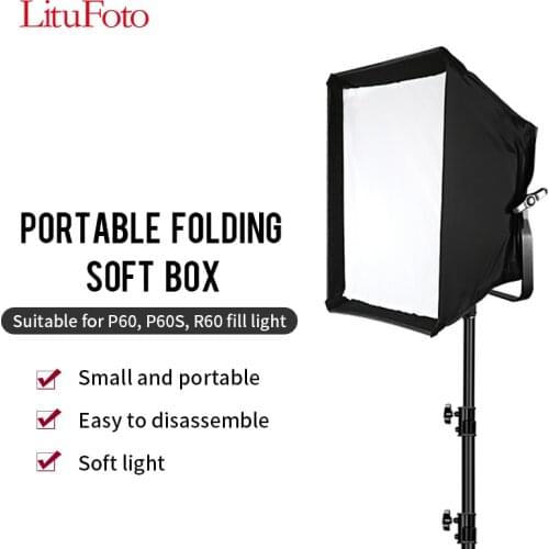 LituFoto Photography Softbox Lighting Kits 41x41CM Professional Continuous Light System Soft Box For Photo Studio Equipment