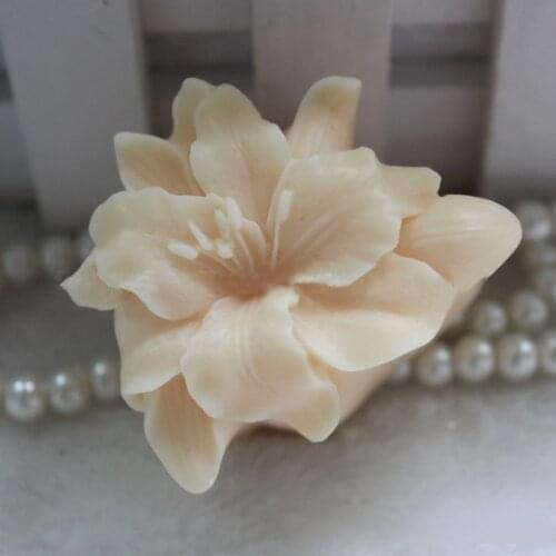 Wholesale!!!1pcs Small Lily Silicone Handmade Soap Mold Crafts DIY Mould