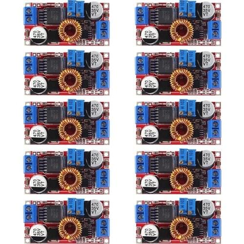 10PCS XL4015 E1 5A DC To DC CC CV Lithium Battery Step Down Charging Board XL4015E1 Adjustable Buck Power Converter