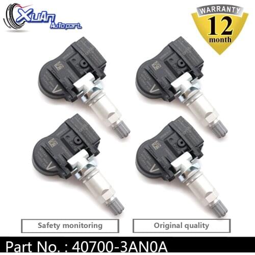 Xuan TPMS Tire Pressure Sensor Monitoring System 40700-3AN0A for Nissan Altima Xterra Frontier Sentra Maxima Versa Note 315Mhz