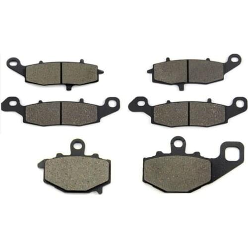 SOMMET Motorcycle Front + Rear Brake Pads Disks for Kawasaki ER 650 C/A (ER-6n) (09-14) ER650 ER6n LT229-231-192
