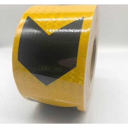 Width 10cm PET Reflective Sticker Conspicuity Tape For Traffic Safety