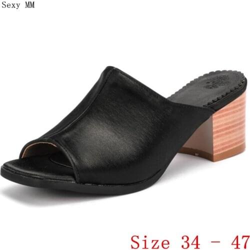 Peep Toe High Heels Women Slingback High Heel Shoes Pumps Woman Party Wedding Shoes Plus Size 34 - 40 41 42 43 44 45 46 47