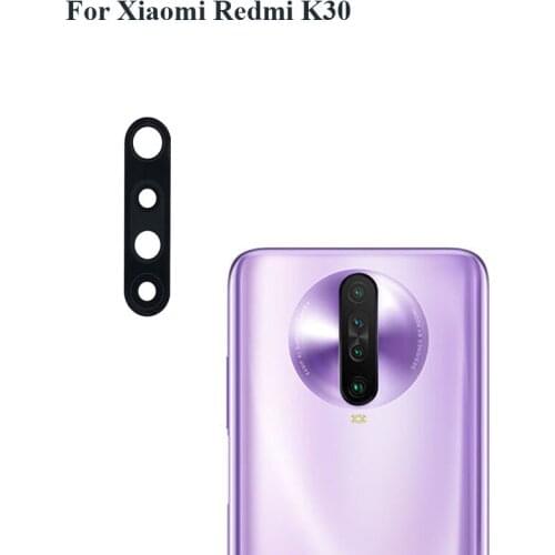 High quality For xiaomi Redmi K30 K 30 Back Rear Camera Glass Lens test good Xiao mi RedmiK30 Replacement Parts