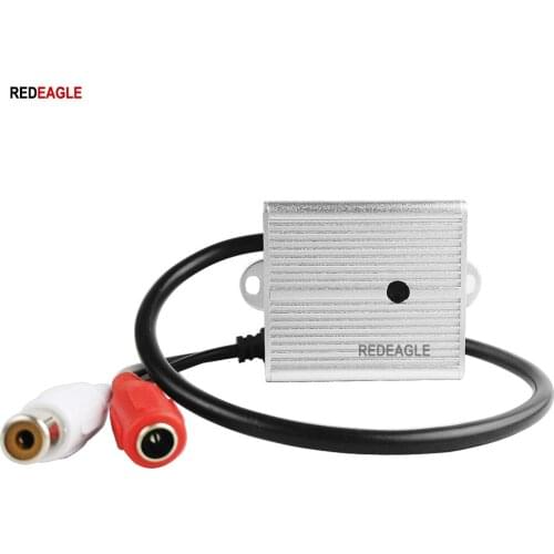 REDEAGLE Hight Quality Sound Monitor Audio Pickup Security Listening CCTV Microphone For Security Camera DVR System Kit
