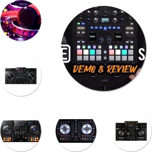 58mm Rane Audio DJ Mixers Guitar Center Icons Pins Badge Decoration Brooches Metal Badges For Clothes Backpack Decoration