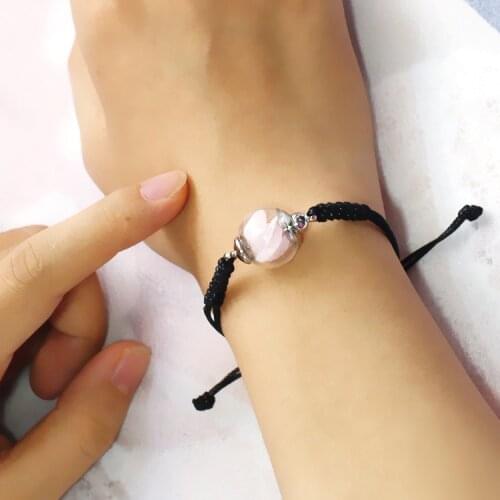 2PCS Hollow Fillable Glass Locket Hair Locket Urn Bracelet Cremation Jewelry Urn Jewelry Keepsake Urn Bracelet