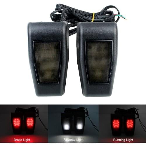2X New Car LED Tailgate Brake Running Tail Lights 3rd Third Rear Taillight For Jeep Wrangler JK 2007-2017