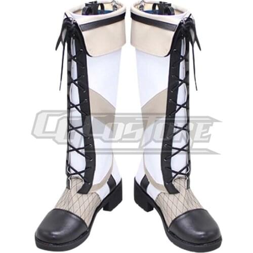 Anime Cosplay Shoes Boots Girls' Frontline Jericho 941 Costume Hand-made Leather Christmas Halloween Free ship ACS-1163