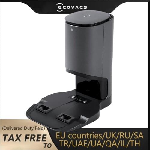 AUTO-EMPTY STATION and Disposable Bags Compatible with ECOVACS DEEBOT OZMO T8, T8 AIVI T8 Max