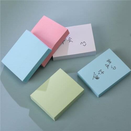 100 Sheets 3.8*5.1mm Size Paper Memo Pad Sticky Notes Bookmark Point it Marker Memo Sticker Office School Supplies Notebooks