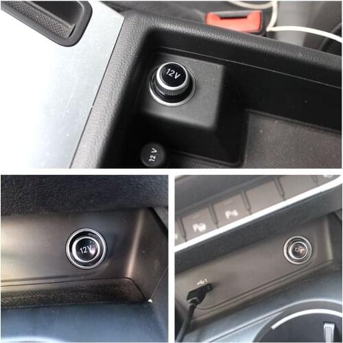 For Golf 6 Golf 7 Golf 8 tiguan Polo Jetta Passat CC Scirocco Decorative cover of cigarette lighter head 12V power plug False