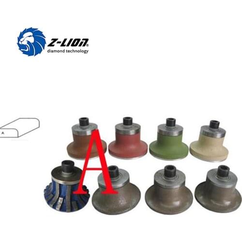 Z-LION A30 Diamond Profiling Wheel 8 Pcs/Set Protable Granite Edge Grinding Machine For Profiling Countertops