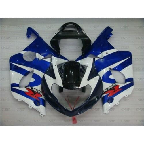 GSX R600 R750 R1000 2000 - 2003 K12 Fairings GSXR 600 750 1000 2002 2001 Blue White Black Fairing