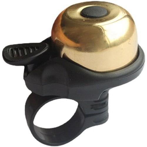 Small Loud Sound Copper Biycycle Bell Handbar Mountain Bike Bell Speaker for Outdoor Cycling MTB Accessories